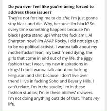 The A Ap Rocky Situation Can We All Just Chill Tuc 17 strong asap rocky quotes and sayings. the a ap rocky situation can we all