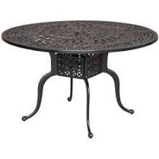 Villa Flora 48 Inch Round Cast Aluminum Patio Dining Table By Lakeview Outdoor Designs Cast Aluminum Patio Furniture Aluminum Patio Patio Dining Table
