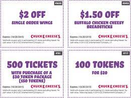 The Best 2021 Chuck E Cheese Coupons And Free Tokens Tickets Chuck E Cheese Free Printable Coupons Printable Coupons