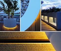 That's a huge bonus on a small lot where space is tight. Roof Garden Led Lighting Land8