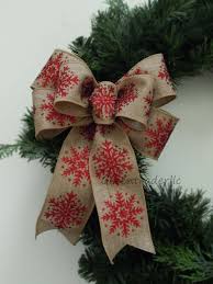 Snowflakes Christmas Burlap Wreath Bow By Greentraderllc Manualidades Navidenas Adornos Navidenos Decoracion Navidad