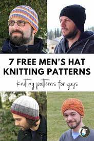 Sometimes the most simple things are the most gratifying. 7 Men S Hats Free Knitting Patterns Blog Nobleknits