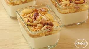 وصفات كيك وحلويات بالصور مهلبية حليب جوز الهند بالمكسرات No Cook Desserts Food International Desserts