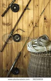 Display Old Fishing Poles On Wall Fishing Basket Fishing Pole Decor Fishing Decor
