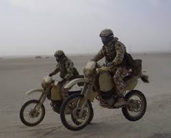 For those of you who may not know quite what this is, rokon is. Two Wheel Transport Think Defence