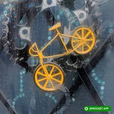 2019 Toy Yellow Bike In The Window Of The Shuttered Sf Yellowbike Co Op Sfyellowbike Sell Your Bicycles Parts On The Sprocket Bike Art Bicycle Parts Bike