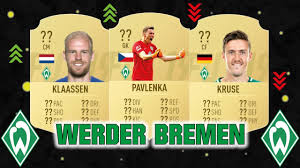 This list contains all the footballers that have made over 100 league appearances for the club since the formation of the bundesliga in 1963. Fifa 19 Sv Werder Bremen Player Ratings Ft Pavlenka Klaassen Kruse Etc Youtube
