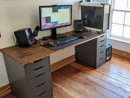 Especially for a first ever floating desk attempt. The Ultimate Ikea Battlestation Desk Setup Rigz