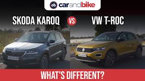 We have the latest news & road tests on all skoda models including the fabia, kamiq, karoq, kodiaq, octavia, scala, superb & more. Skoda Karoq Vs Volkswagen T Roc What S Different Youtube