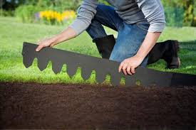 Bordures De Jardin Souple Acier Noir Planter Sol Bordure Jardin Bordure Pelouse Jardins
