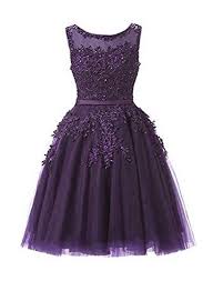 Dark Purple Short Prom Dress Tulle Prom Dress Applique Homecoming Dress 2018 Tulle Prom Dress Fashion Dress Party Homecoming Dresses