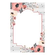 Flower Frame In 2020 Flower Frame Flower Frame Png Frame