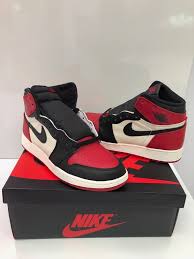Air Jordan 1 High Red Black White 6 5 Men Air Jordan Retro 1 High Og Bred Toe 555088 610 Gym Red Black S White Jordan Basketballshoes Air Jordans Retro Jordan Retro 1 Air Jordans