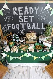Football Draft Party Tailgate Decorations 19 Diy Football Party Football Theme Party Tailgate Party Decorations