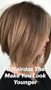 10 Hairdos That Make You Look Younger Hairdos Younger In 2020 Hair Styles Beauty Recipes Hair Beauty Hair Color