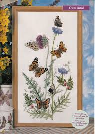 Butterfly Garden Cross Stitch Chart Mary Hickmott S New Etsy Cross Stitch Chart Stitch Magazine Butterfly Garden