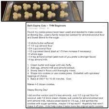 2 Sticks Butter Softened 1 1 2 Cup Almond Flour 3 4 Cup Coconut Flour 1 2 Cup Sweet Blend Start A Trim Healthy Mama Dessert Thm Desserts Coconut Flour Cookies