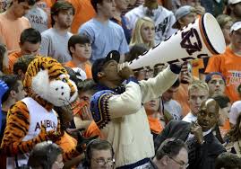 Cam Newton Cheers From The Student Section As Auburn Upsets Alabama Auburn Basketball Auburn War Eagle Auburn