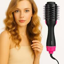 Escova Secadora Profissional Seca Alisa E Modela Cabelo Com Cabo