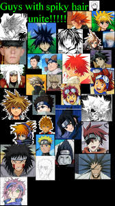 He was one of the first and he is one of the best, no he is the best spiky haired character. Guys With Spiky Hair Unite By Firewolf1800 On Deviantart