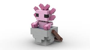Axolotls will spawn in underground water sources (image via minecraft) while currently not available in minecraft, players can spawn axolotls using a bucket of axolotl or spawn egg. I Made A Lego Axolotl In A Bucket I Thought You Might Like It Minecraft