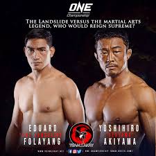Full blast 2 main event, mongkolpetch petchyindee. Mma Folayang To Face Ufc Vet Yoshihiro Akiyama On April 29 Abs Cbn News