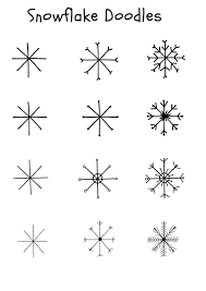 Snowflake Doodles Make Film Play Kidscrafts Doodles Drawing Snowflake Wintercrafts Snowflakes Drawing Bullet Journal Inspiration Doodles