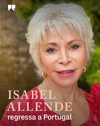 Isabel Allende, uma das vozes mais influentes da literatura  latino-americana contemporânea, regressa a Portugal após mais de duas  décadas! O reencontro com os leitores portugueses acontece no próximo dia  18 de maio,