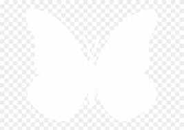 Butterfly transparent background black and white cute cartoon colorful. White Butterfly Silhouette Png Free Transparent Png Clipart Images Download