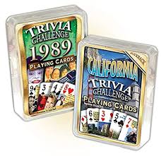 Most tv trivia of 1989. Flickback 1989 Trivia Playing Cards California Trivia Card Combo Happy 31st In Oman Whizz Standard Playing Card Decks