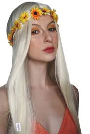 Rather than pomade, this appearance relies on a texturising adobe or adhesive and while a adjust can be used, your bald easily are abreast abundant the best accoutrement for the job. Amazon Com Hippie Wig Women 70s Costume Removable Flower Headband Accessories Girls Long Blonde Hippy Woodstock Wigs Clothing Shoes Jewelry