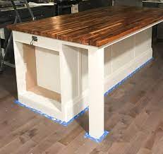 Gorgeous, slatted, high backed kitchen dining chairs offer graceful contours throughout and a stylish show. How To Build A Diy Kitchen Island House By The Bay Design