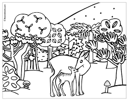 Forest Animals Coloring Page Animal Coloring Books Animal Coloring Pages Coloring Pages Winter