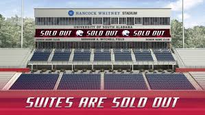 I decided to recreate this stadium in minecraft. South Alabama S New Stadium Sells Out Of Suites Wpmi