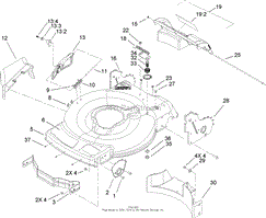 Toro build great machines, i know because i inherited an old toro push mower that still runs like you wouldn't believe. Toro 20072 22in Recycler Lawn Mower 2007 Sn 270000001 270999999 Parts Diagrams