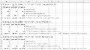 Excel Converting Dates To Quarters Strategic Finance
