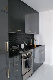 Looking for some of the most useful choices in the online world? Glossy Black Cabinets Bhdm Kitchen Design Small Kitchen Design Contemporary Kitchen