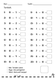 Hm Edu Corner Tambah Tolak Matematik Tahun 1 Kredit Facebook
