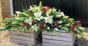 Maybe you would like to learn more about one of these? Lily And Rose Casket Spray Buy Online Or Call 01767 682 286