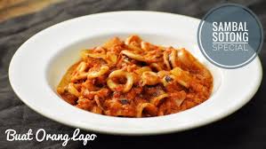 Hampir semua masakan sotong saya makan. Sambal Sotong Bersantan Yang Special Buat Orang Lapo