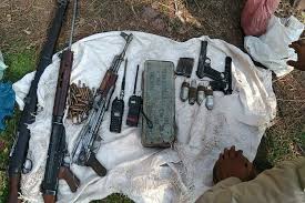 J&K | Arms, Ammunition Recovered From Graveyard In Srinagar