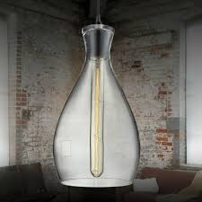 Ikea Style Big Bottle Pendant Lights Long Bulb Transparent Glass Hanging Pendant Lamp For Dinning Room Home Decor Free Shipping Lighting Street Lamps Lamp Promotionlamp G9 Aliexpress