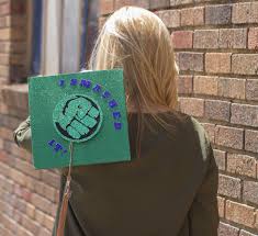 Graduation Cap Hulk Comic Ismashedit Hulksmash Superhero Marvel Diy College Graduation Graduation Cap Designs Graduation Cap Graduation Cap Decoration