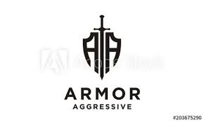 Shield Armor Initial Aa Logo Design Inspiration Initials Logo Design Logo Design Inspiration Logo Design