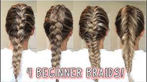 4 Beginner Dutch French Braids Learn How To Braid Short Medium And Long Hairstyles Youtube Hair Styles Medium Hair Braids Dutch French Braid