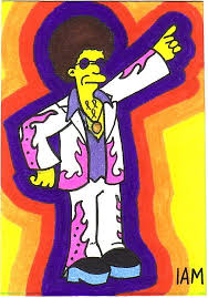 Disco Stu, in Ivan Martin's Sketch Cards Comic Art Gallery Room