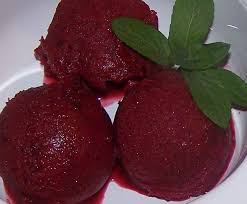 Sorbet Au Cassis Sorbet Cassis Recette Glace Sorbet