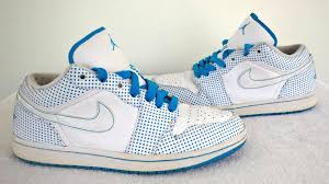 Nike Air Jordan 1 Phat Low White Laser Blue Polka Dot Mens 338145 141 Sz 11 Gc Nike Vintage Nike Air Jordans
