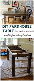 diy small farmhouse table plans and