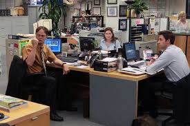 John Krasinski We Flat Out Lied Desk The Office Season 9 The Office
